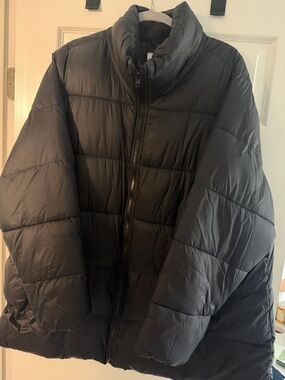 Old Navy Black Quilted Puffer Jacket
